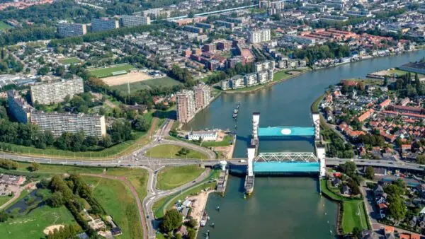 Bovenaanzicht Capelle aan den IJssel